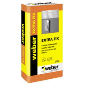 Extra Fix elastīga flīžu līme 25 kg Weber 1011130