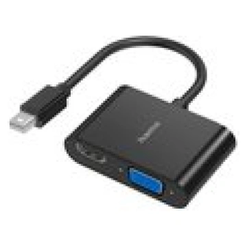 Hama 00200330 Video Adapter, 2In1, Mini-Dp - HDMI 