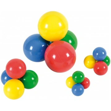 Masāžas bumbiņa Gymnic Mini, dzeltena krās., 4 cm