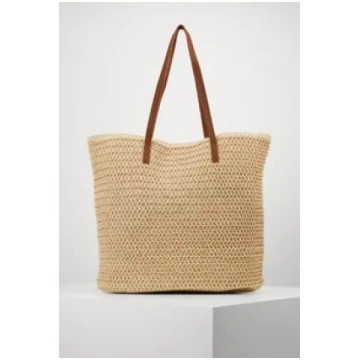 VMSISSO BEACH BAG - Maisiņveida soma - creme brûlé