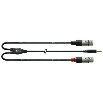 Cordial CFY 1.8 WFF audio cable, 1.8 m, 3.5mm, 2 x