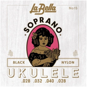 Soprāna ukuleles stīgas La Bella L-15 LaBella
