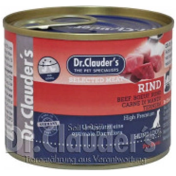 Dr.Clauder"s PreBiotic Selected Meat BEEF 6 x 200g