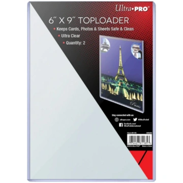 Ultra-Pro Ultra Pro: Toploader 6'' x 9&a