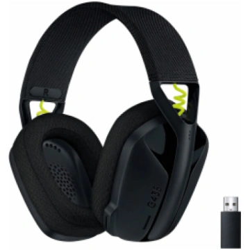Austiņas Logitech G435 Lightspeed Gaming Black (98