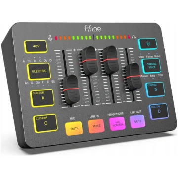 Fifine Mikser audio SC3 Czarny SC3