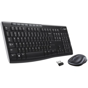 Logitech Keyboard MK270 black US/Int Layout
