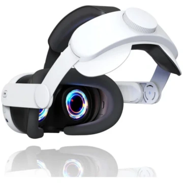 Oculus/Meta Quest 3 VR regulējama Elite galvas sik