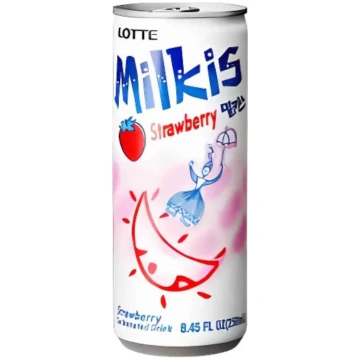 MILKIS Strawberry Cream Soda 250ml/ MILKIS Zemeņu 