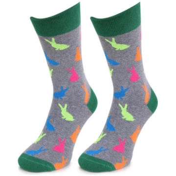 SKARPETY MARILYN MEN EASTER NEON BUNNY 106630