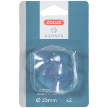 Piesūcekņi Zolux Double Suction Cups, caurspīdīga 