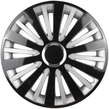 Hubcap FALCON 14" black&silver AMIO L58132