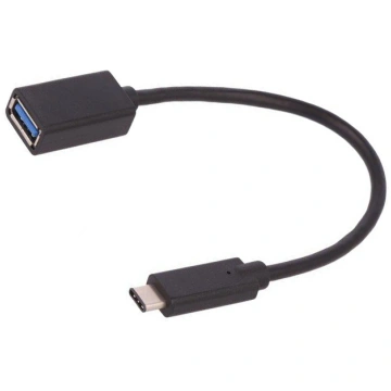 Cable; USB 3.0; USB A socket,USB C plug; 0.2m | QO