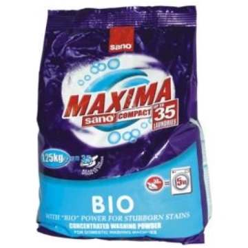 SANO Maxima Bio 1.25kg koncentrēts veļas pulveris