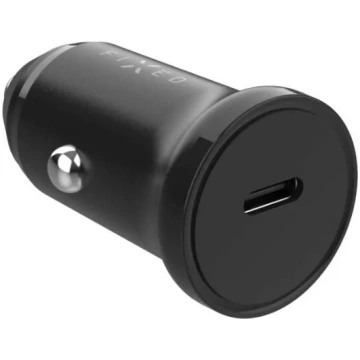 Auto USB‑C lādētājs FIXED FIXCC20N‑C‑BK 20W, viens