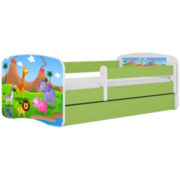 Bērnu gulta Kocot Kids Babydreams Safari, balta kr
