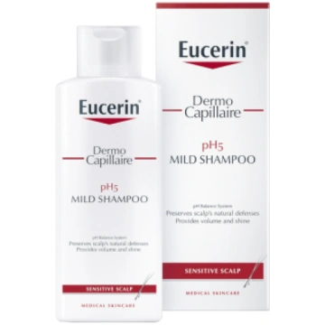 EUCERIN šampūns ar pH5 jutīgai ādai DERMOCAPILLAIR