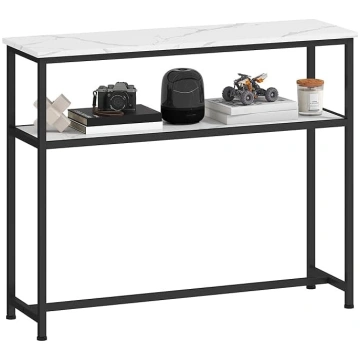 HOMCOM Console Table, Modern Console Table, Narrow
