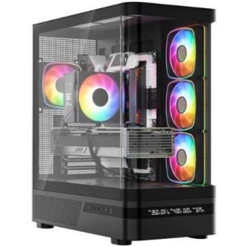 MODECOM PC case Volcano AQ200 ARGB MIDI BLACK MC-A