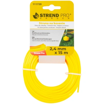 Aukla trimmerim zāles pļāvējiem 2,4mm, 15m, Strend