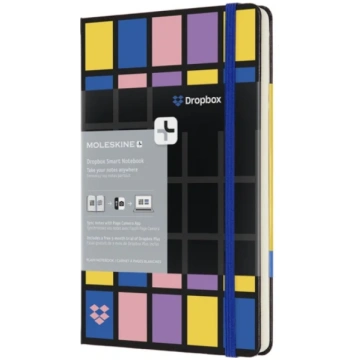 Moleskine+ Dropbox Connected Large Plain Hardback
