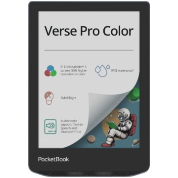 PocketBook e-reader Verse Pro Color 6" 16GB, black