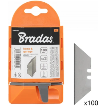 Asmeņu komplekts Bradas Home & Garage, 1.9 cm, met