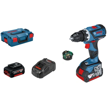 Bosch GSR 18V-60 C, 2x5.0Ah, 1880CV, CoMo L-Boxx (