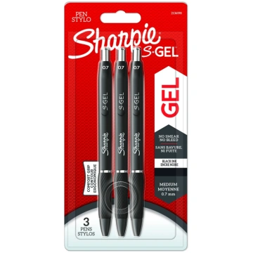 SHARPIE Rakstāmais "Sharpie S-GEL", melns, blist.,