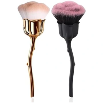 DANNEASY 2 x Rose Nail Dust Brush Nagu sukas nagu