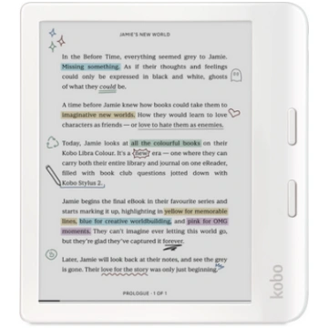Kobo - Libra Colour E-Reader N428-KU-WH-K-CK (0681