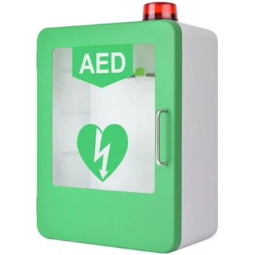 AED skapis, sienas AED defibrilatora glabāšanas sk