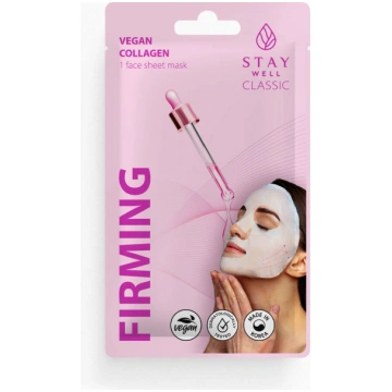STAY WELL Klasiskā lokšņu maska - COLLAGEN Firming