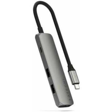 Satechi 4-in-1 USB-C Slim Multiport 4K - adapter c