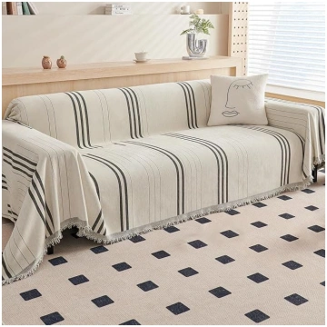 DREAMINGO Couch Cover Washable Chenille Sofa Prote