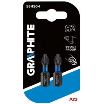 Screwdriver bit | Pozidriv® | PZ2 | 1/4" | Overall