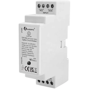 Gledopto GL-DR-001Z Tuya Zigbee DIN-sliedes relejs