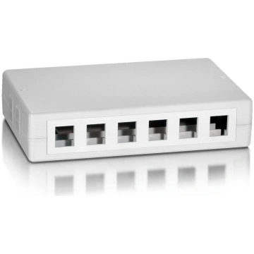 Equip 12-Port Keystone Jack Surface Mount Box 1254