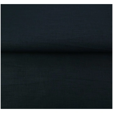Mīkstināts lins Dark Navy 170gr/m²
