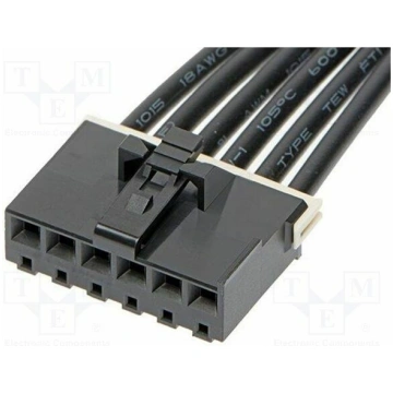 Connector: wire-board; socket; PIN: 6; Inom: 13A; 