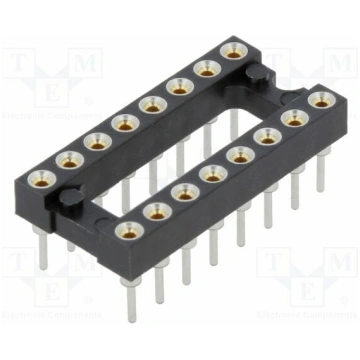 Socket: integrated circuits; Pitch: 2.54mm; open; 