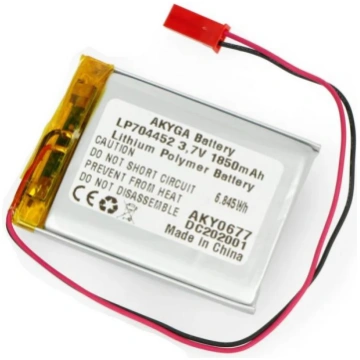 LiPo akumulatora elements 3.7V 1850mAh 7.0x44x52mm