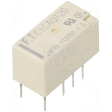 Relay: electromagnetic | DPDT | Ucoil: 12VDC | 0.3