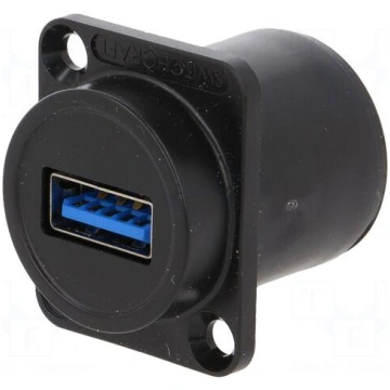 Adapter | USB A socket-front,USB AB micro socket-b