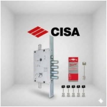 Slēdzene ar 5 atslēgām, hroms CISA 57.685