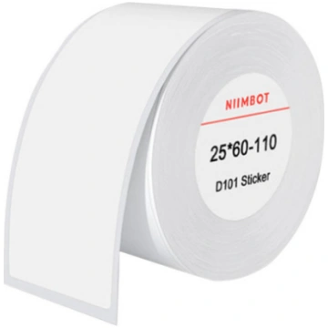 Thermal labels Niimbot stickers 25x60 mm, 110 pcs 