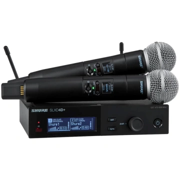 Shure SLXD24D+E/58-G65 Dual Wireless Handheld Syst