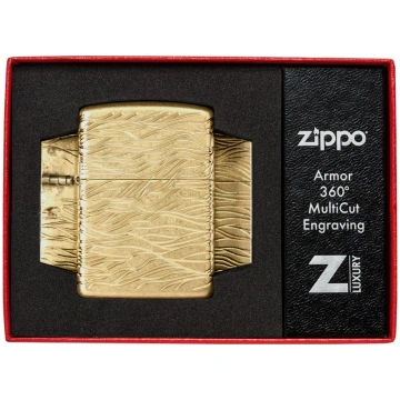 Zippo Lighter 46273 Armor® Luxury Waves Design 462