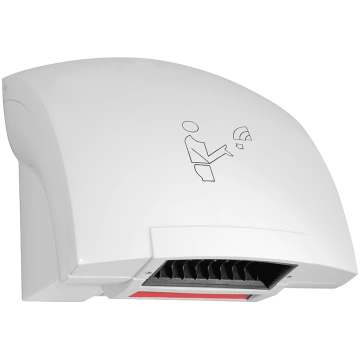 Roku žāvētājs 1800 W, ar kustības sensoru, balts