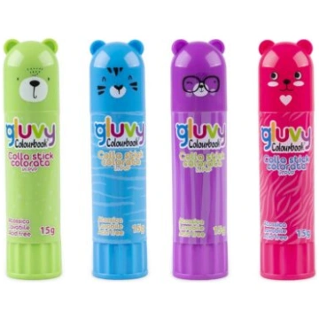COLLA STICK GLUVY GR. 15 COLOURBOOK